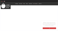 Desktop Screenshot of lumencenteritalia.com